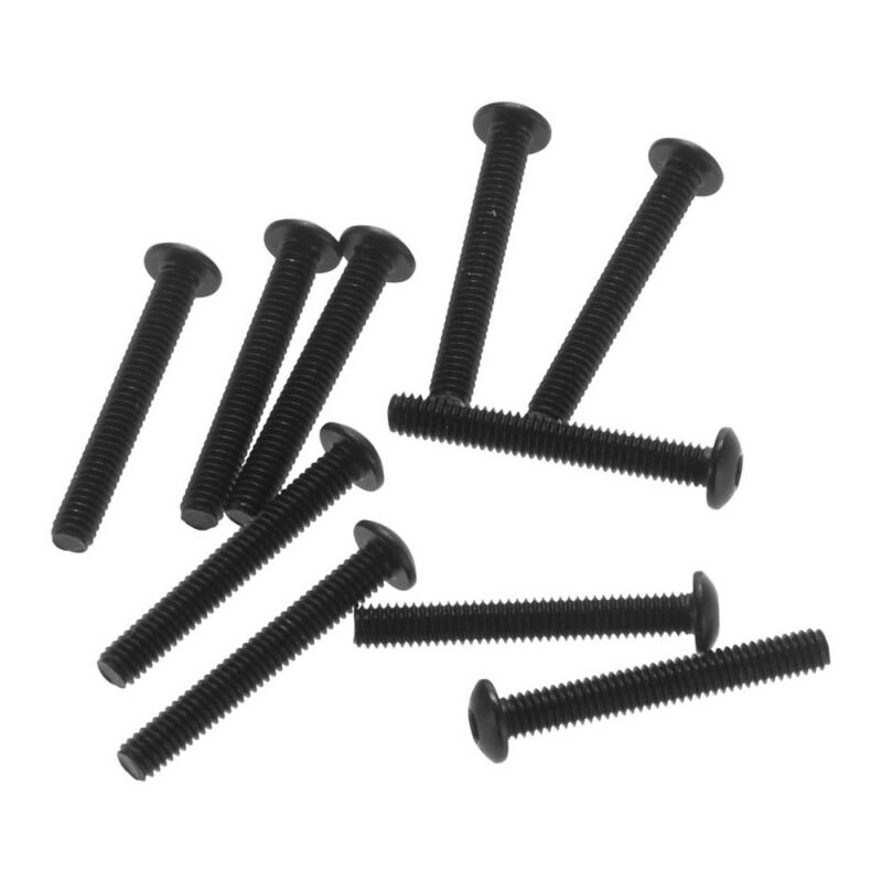 Horizon Hobby - AX31491 Hex Socket Button Head M2.6x1mm Black (10) (AXIC1491)