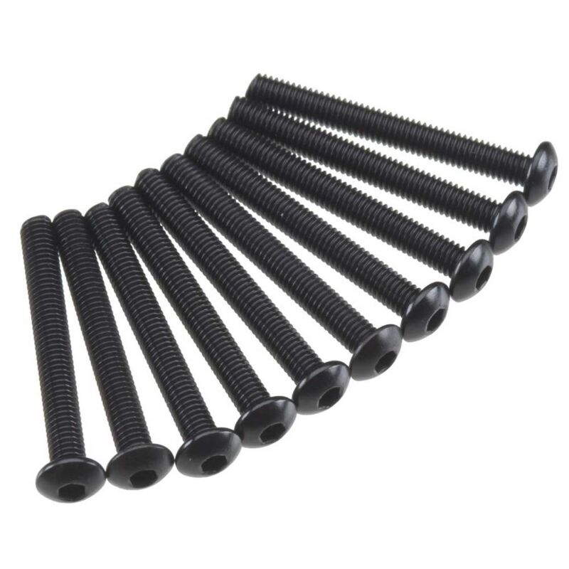 Horizon Hobby - AXA120 Hex Socket Button Head M3x25mm Black (10) (AXIC0012)