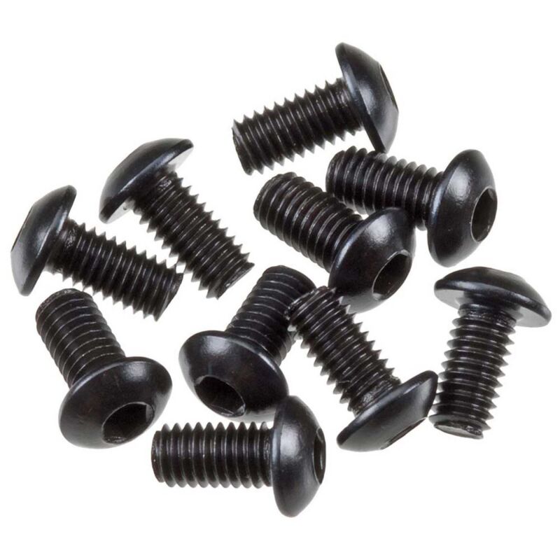 Horizon Hobby - AXA0113 Hex Socket Button Head Black M3x6mm (10) (AXIC0005)