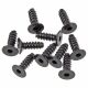 Horizon Hobby - AXA0413 Hex Sckt Tapping Flat Hd M2.6x8mm Blk(10) (AXIC0008)
