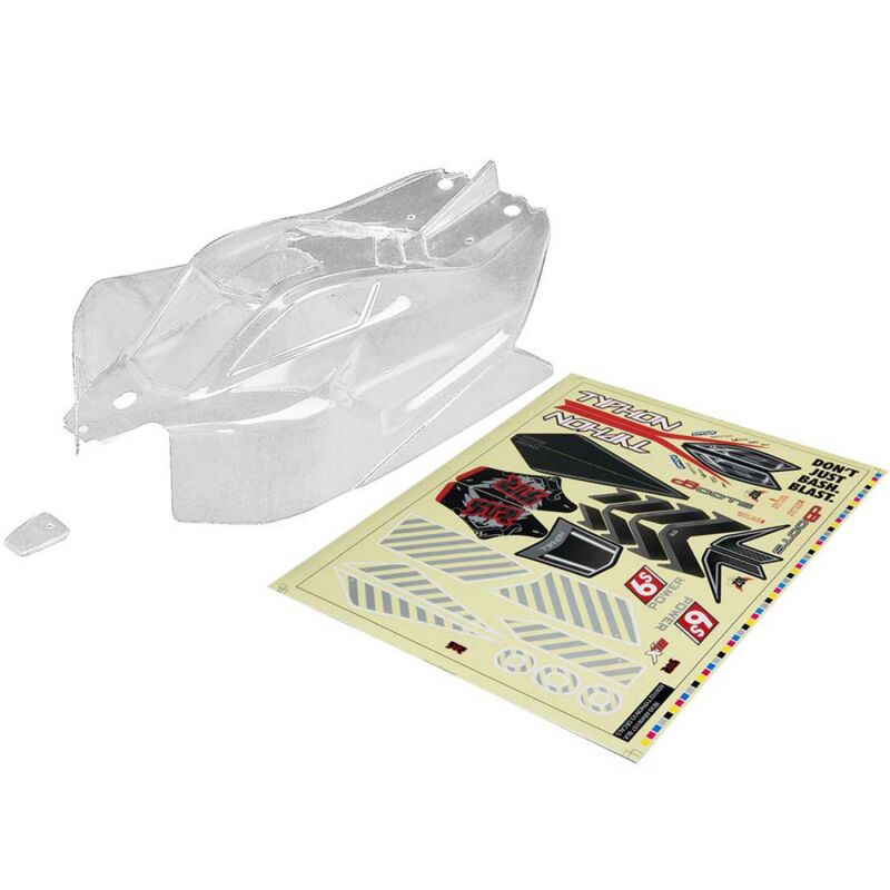 Horizon Hobby - AR406106 Body Clear W/ Decals Typhon 6S BLX (ARAC3321)