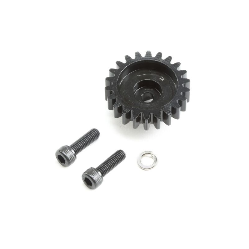Horizon Hobby - 22T Pinion Gear, 1.5M & Hardware: 5ive-T 2.0 (LOS352008)