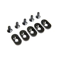 Horizon Hobby - EngineMntInsert&Screws, BLK, 18T(5):...