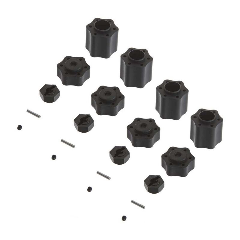 Horizon Hobby - AX31074 Hex Hub Conv Set (12mm)(4pcs) 9026/Wraith (AXIC8027)