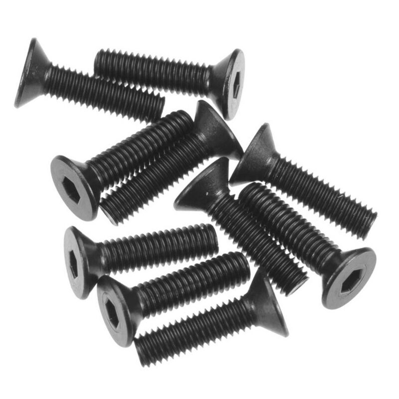 Horizon Hobby - AXA146 Hex Socket Flat Head M3x12mm Black (10) (AXIC0146)