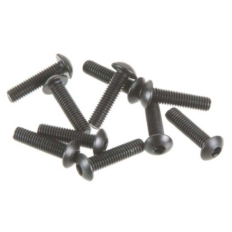 Horizon Hobby - AXA116 Hex Socket Button Head M3x12mm Black (10) (AXIC0116)
