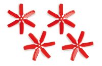 Graupner - Propeller SET 4046 6-Blatt rot CW CCW ro...
