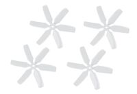 Graupner - Propeller 4046 6-Blatt weiß CCW VE 4 wei...