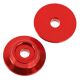 Horizon Hobby - AR320215 Wing Button Aluminum Red (2) (ARAC9690)