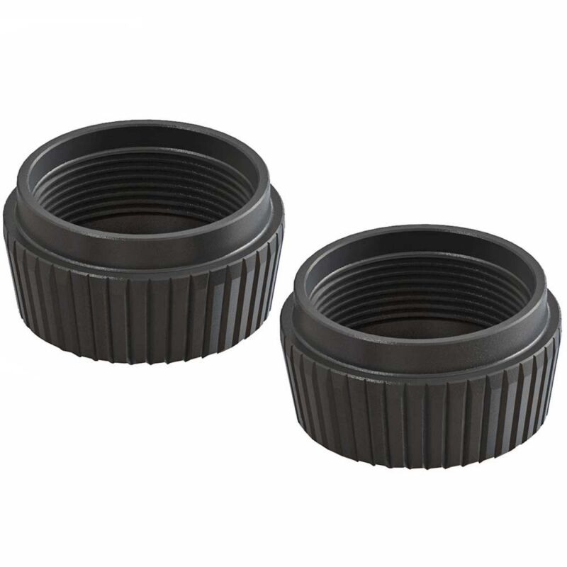 Horizon Hobby - AR330513 Shock Cap Lower Aluminum Black 6S (2) (ARAC8967)