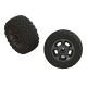 Horizon Hobby - Ragnarok Mt Tire ST Glued (Black Chrome) (2) (ARA550053)