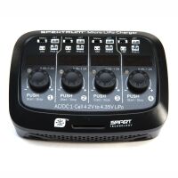 S44 Smart Micro 4 port AC/DC 1S LiPo charger