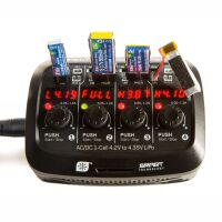 S44 Smart Micro 4 port AC/DC 1S LiPo charger