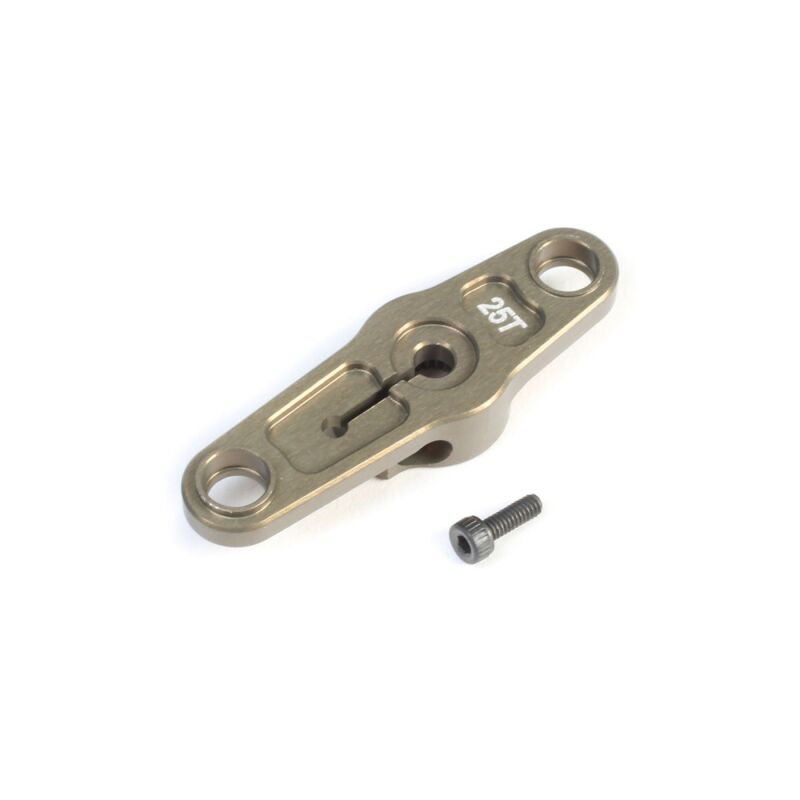 Horizon Hobby - Aluminum Servo Horn, Throttle, 25T: 8X (TLR341016)
