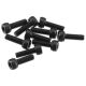 Horizon Hobby - AXA0023 Cap Head 2.6x8mm Black (10) (AXIC0023)