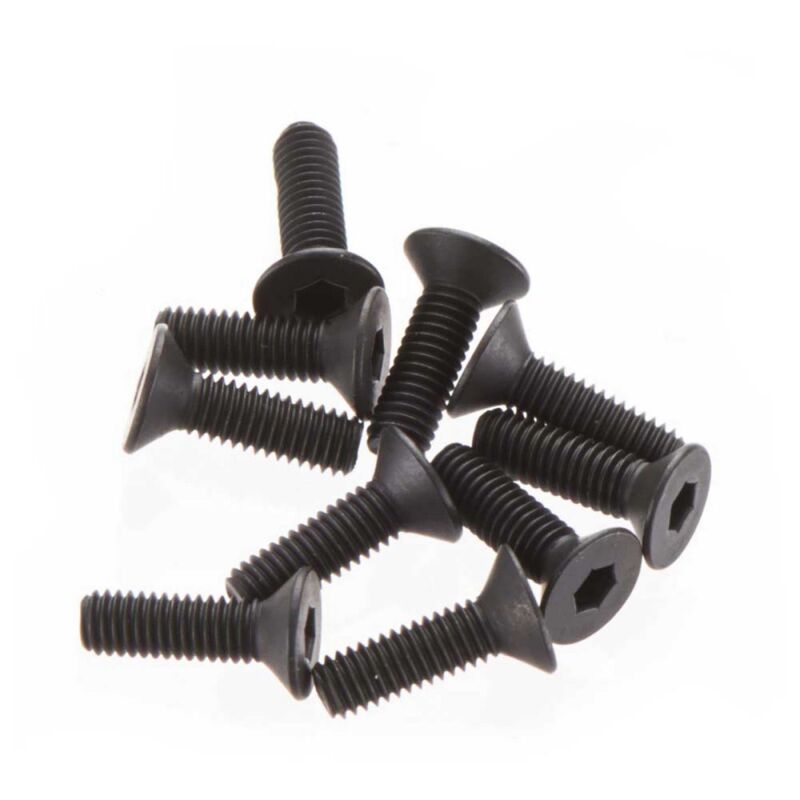 Horizon Hobby - AX31185 M3x10mm Hex Socket Flat Head (10) (AXIC1185)