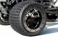 Horizon Hobby - AX8046 Oversize Beadlock 8-Spk Blk Chrm (2) (AXIC8046)