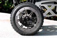 Horizon Hobby - AX8046 Oversize Beadlock 8-Spk Blk Chrm (2) (AXIC8046)