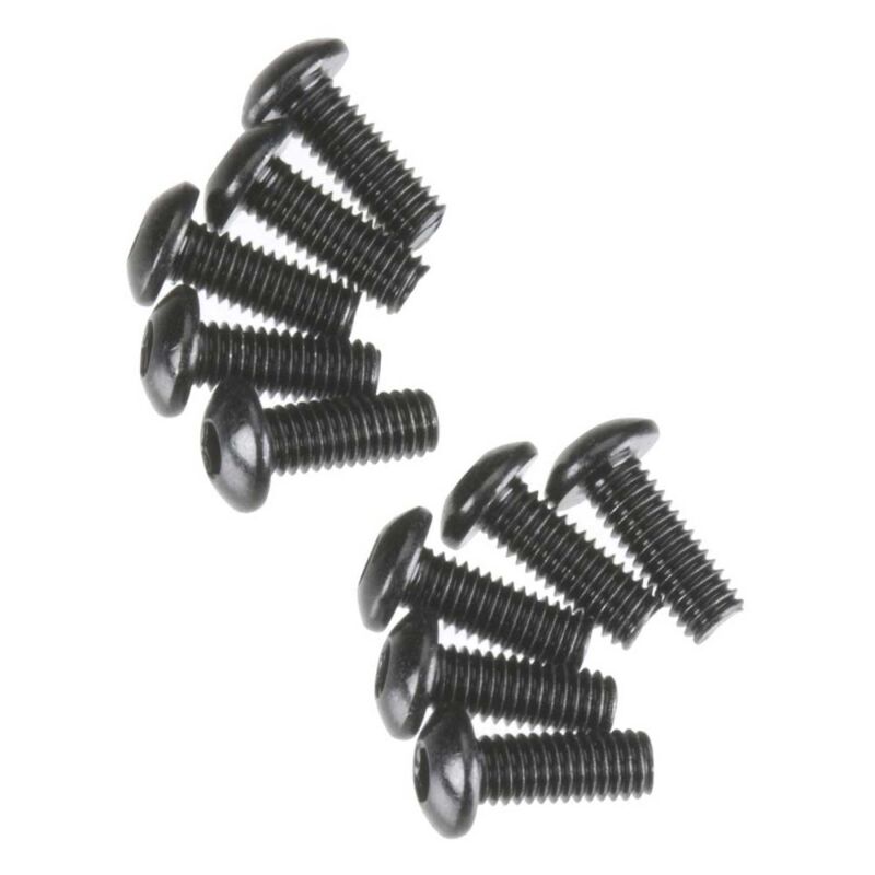 Horizon Hobby - AXA114 Hex Sckt ButtonHead M3x8mm Black Oxide (10) (AXIC0114)