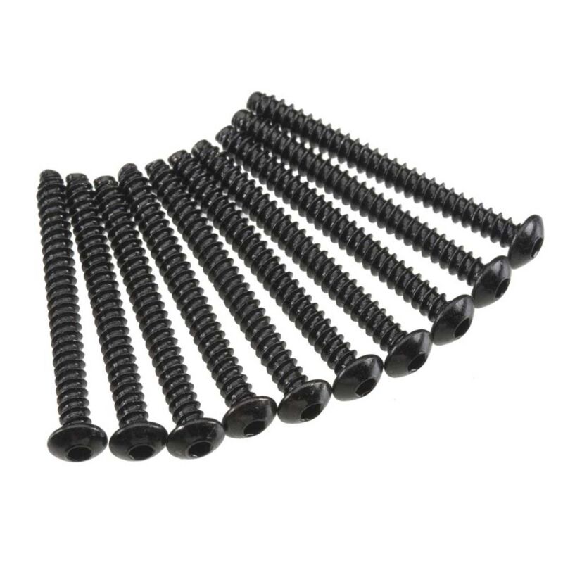 Horizon Hobby - AXA441 Hex Tap Button Head M3x30mm Black (10) (AXIC0125)