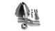 38mm / 4,0mm Turbo Spinner Aluminium mit Z-Gabel