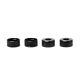 Robitronic - Lower Shock Seal Cap+0.5mm- Black (4pcs) (PR66402606)