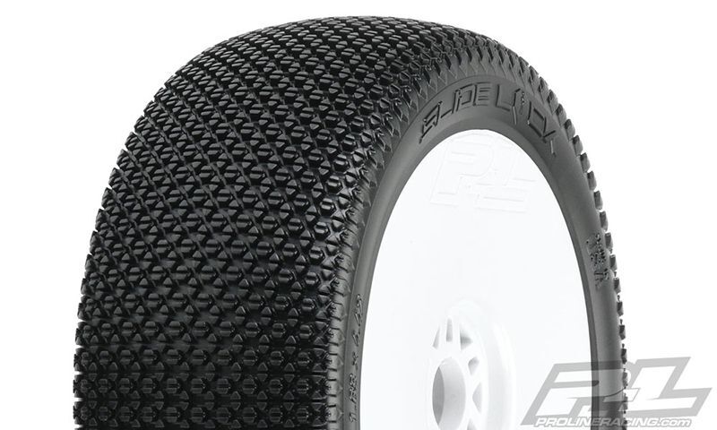 Pro-Line - ProLine Slide Lock S3 (Soft) verklebt auf V2 Felge weiß (PRO9064-233)