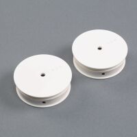 Horizon Hobby - Narrow Front Wheel, Stiffezel, White (2):...
