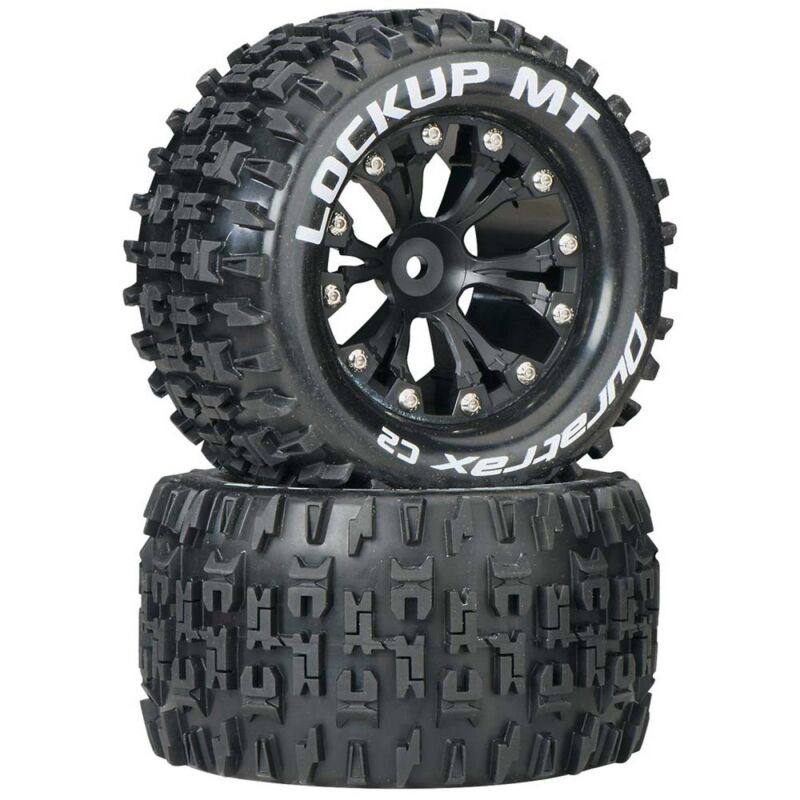 Horizon Hobby - Lockup MT 2.8" 2WD Mounted Rear C2 Black (2) (DTXC3508)