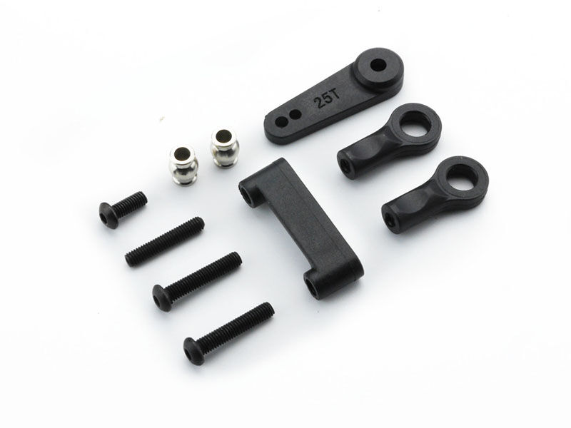 Carisma RC - SCA-1E Servo Horn 25T, Steering Link Set + Center Gearbox Mount (CA-15853)