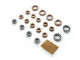 Carisma RC - SCA-1E Bearing - Bushing  Set (14pcs 5x10x4, 6pcs 10x15x4)