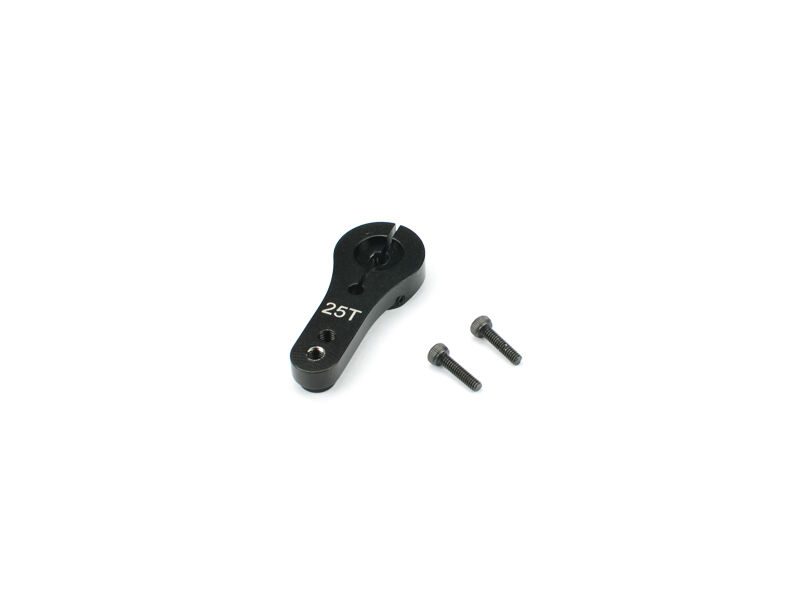 Carisma RC - Aluminium Clamping Servo Arm 25T 2-hole M3 Black (CA-15992)