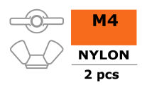 G-Force RC - Flügelmutter - M4 - Nylon - 2 St...