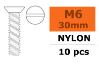 G-Force RC - Senkkopfschraube - M6X30 - Nylon - 5 St...