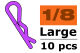 G-Force RC - Karosserieklammern - 45° gebogen - Gross - Violet - 10 St (GF-0410-022)