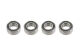 G-Force RC - Kugellager - Chromstahl - ABEC 3 - Gummidichtung - 5X10X4 - MR105-2RS - 4 St (GF-0500-004)