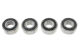 G-Force RC - Kugellager - Chromstahl - ABEC 3 - Gummidichtung - 6X13X5 - 686-2RS - 4 St (GF-0500-011)