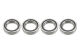 G-Force RC - Kugellager - Chromstahl - ABEC 3 - Gummidichtung - 10X16X4 - MR1016-2RS - 4 St (GF-0500-018)