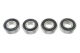 G-Force RC - Kugellager - Chromstahl - ABEC 3 - Gummidichtung - 12X28X8 - 6001-2RS - 4 St (GF-0500-024)