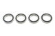 G-Force RC - Kugellager - Chromstahl - ABEC 3 - Gummidichtung - 13X19X4 - MR1913-2RS - 4 St (GF-0500-025)