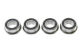 G-Force RC - Kugellager - Chromstahl - ABEC 3 - Gummidichtung - 5X10X4 - mit Bund - MF105-2RS - 4 St (GF-0505-002)