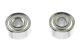 G-Force RC - Kugellager - Chromstahl - ABEC 3 - Metalldichtung - 3X8X4 - MR693ZZ - 2 St (GF-0550-012)