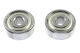 G-Force RC - Kugellager - Chromstahl - ABEC 3 - Metalldichtung - 3X10X4 - MR103ZZ - (2 Stück)