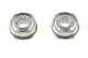 G-Force RC - Kugellager - Chromstahl - ABEC 3 - Metalldichtung - 3X7X3 - mit Bund - MF73ZZ - 2 St (GF-0555-003)
