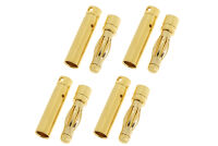 Steckverbinder 4.0mm Goldkontakt lang Stecker &...