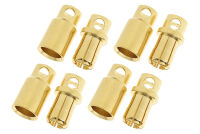8,0mm Goldkontakt Stecker & Buchse (4 Paar)