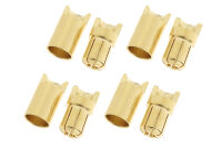 6,5mm Goldkontakt Stecker & Buchse (4 Paar)