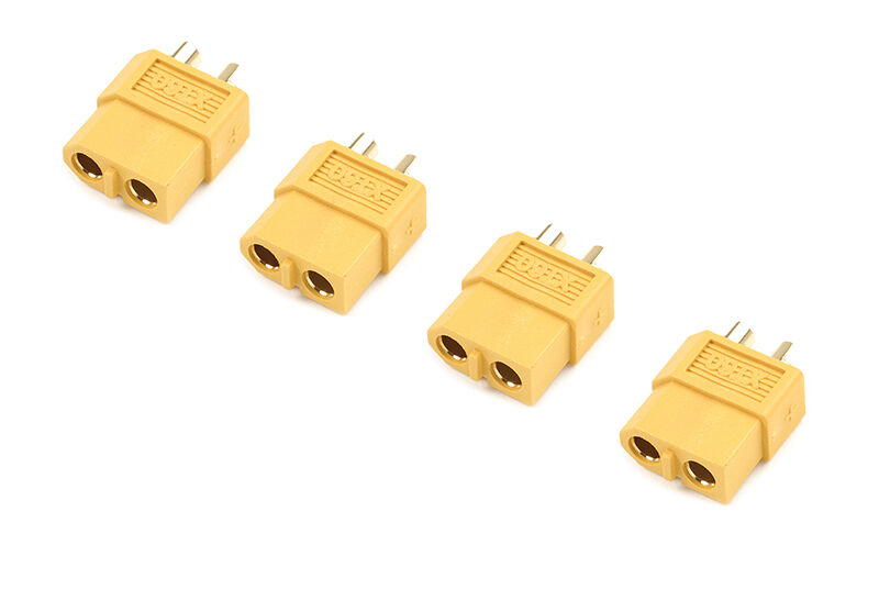 G-Force RC - Steckverbinder - XT-60 - Goldkontakten - Stecker - 4 St (GF-1003-002)