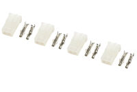 Stecker AMP Goldkontakt - (4 Stück)
