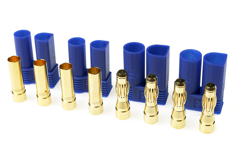 EC5  Goldkontakt Stecker und Buchse (2 Paar)